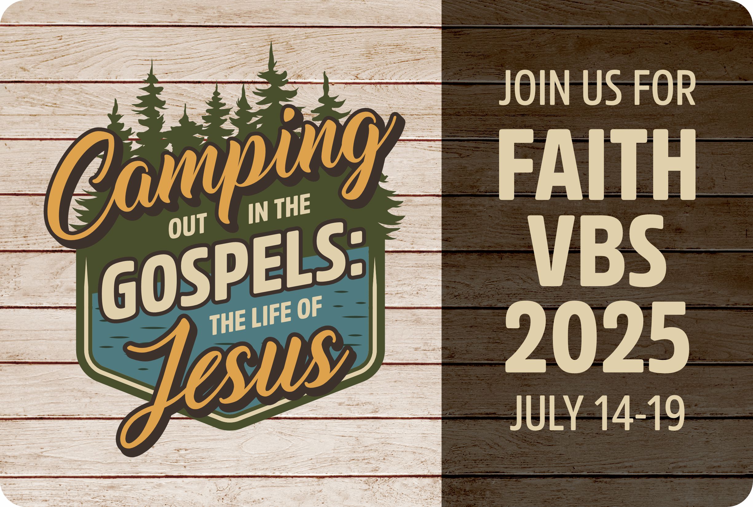 Faith VBS 2025 Postcard